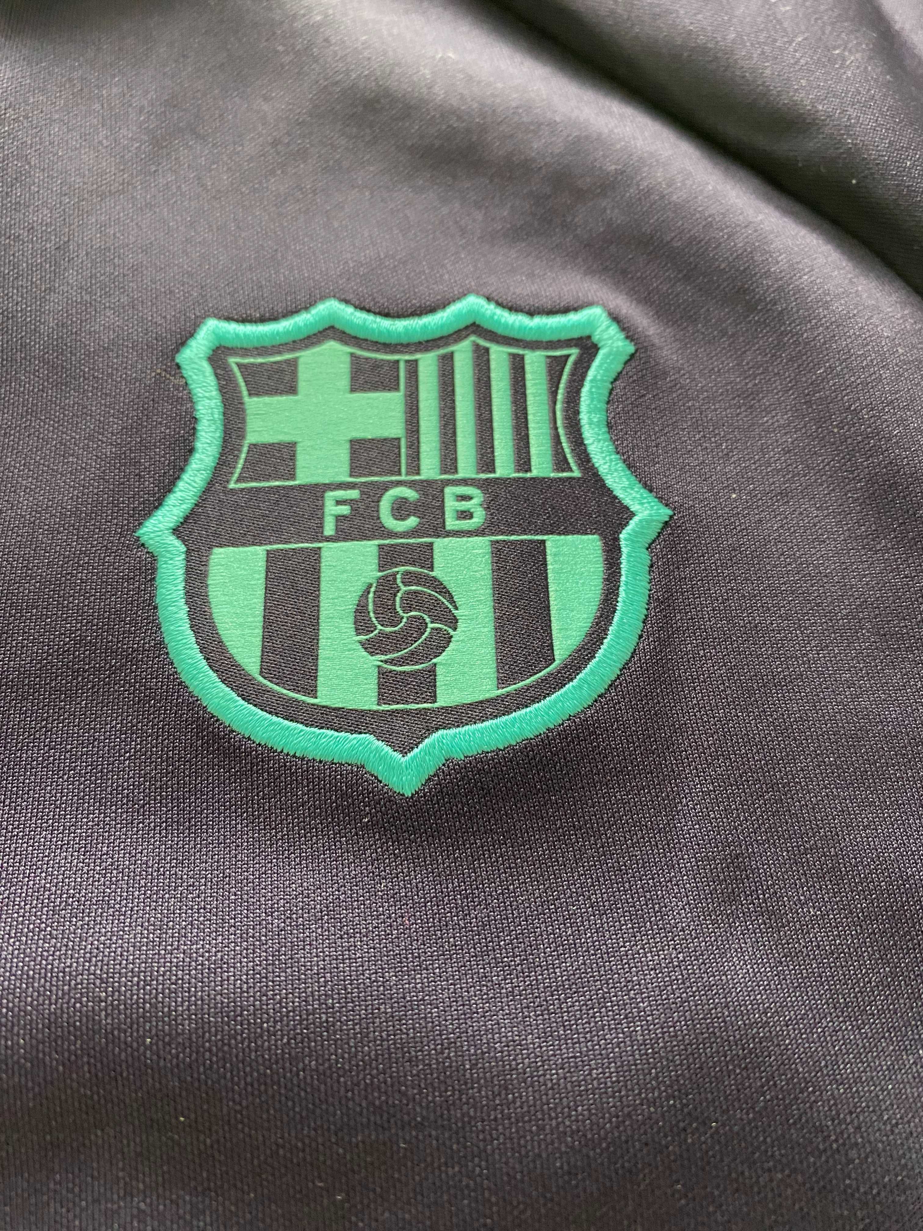 dziecięca przedmeczowa treningowa bluza piłkarska Nike FC Barcelona M