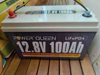 Акумулятор 12V 100Ah PowerQueen LiFePo4 12В 100Аг батарея