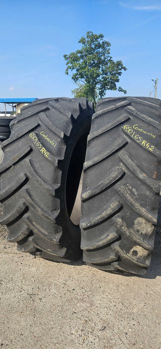 OPONA ROLNICZA 650/65R42 Continental  AC65, 80% bieżnika 1 szt pojedyn