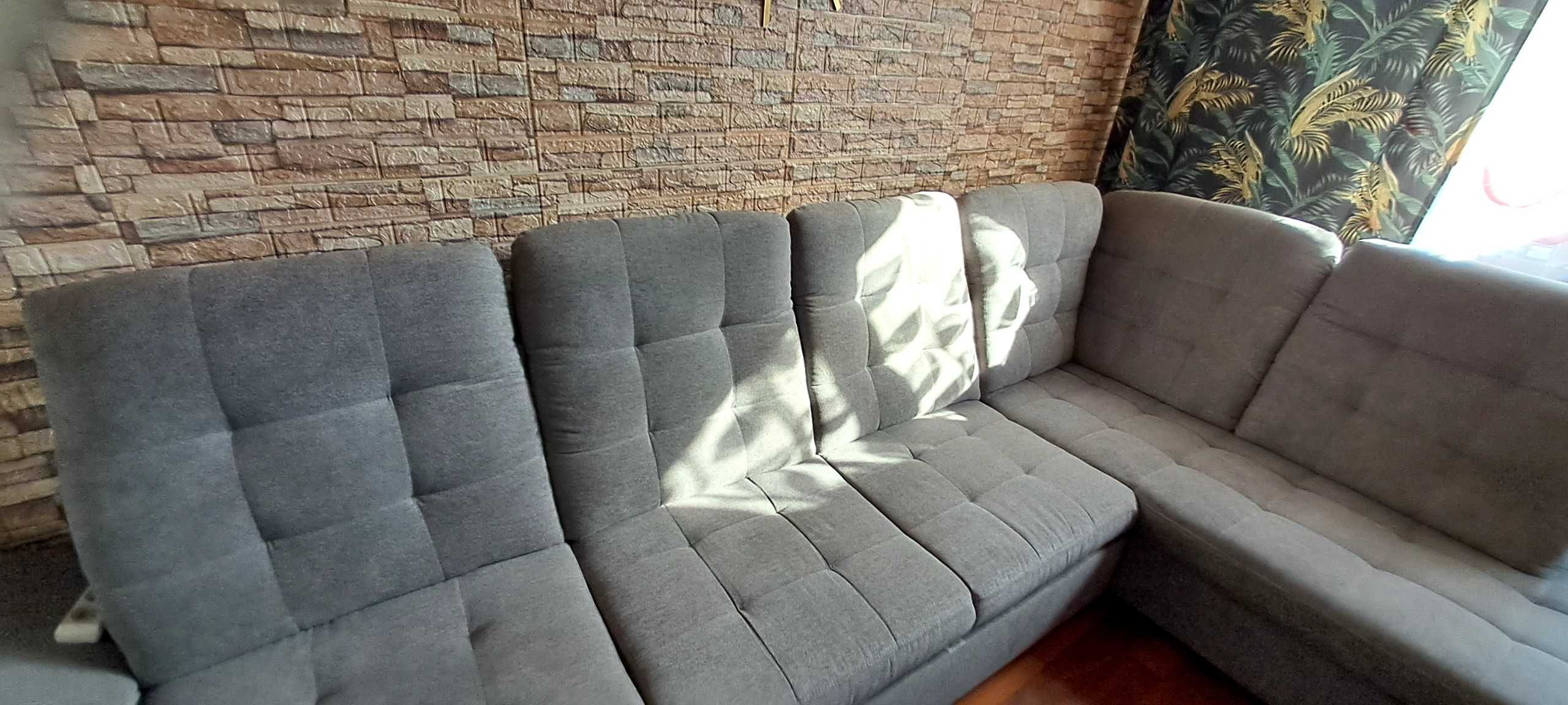 Narożnik rozkladany z funkcją spania