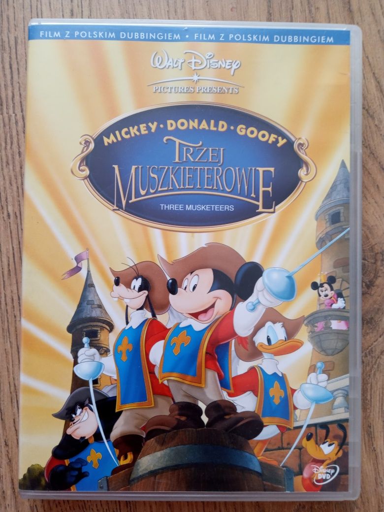 Mickey Donald Goofy Trzej Muszkieterowie DVD