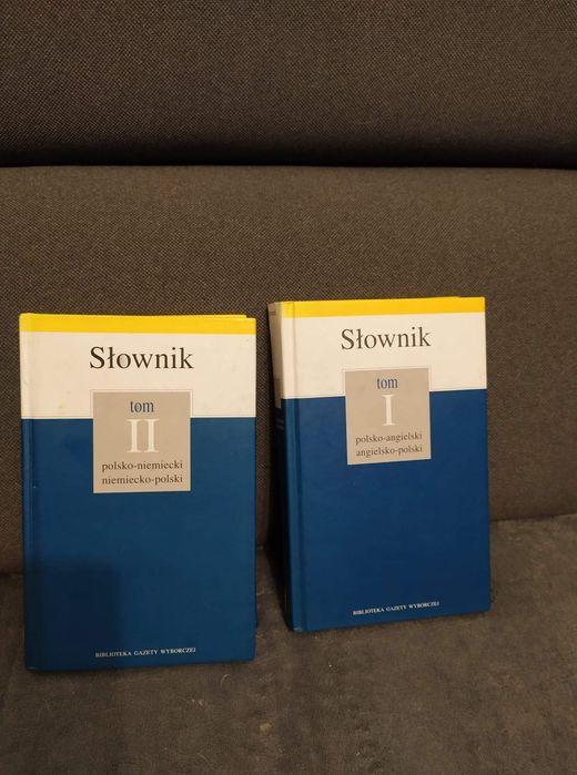 Słownik tom I i II , polsko-niemiecki ,polsko-angielski,plus gramatyka