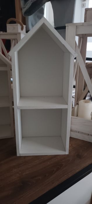 Półka domek dreniany