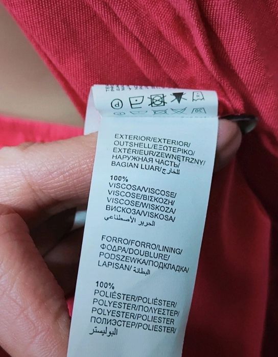 Różowa letnia sukienka na ramiączkach wiskoza lato krótka 34 36