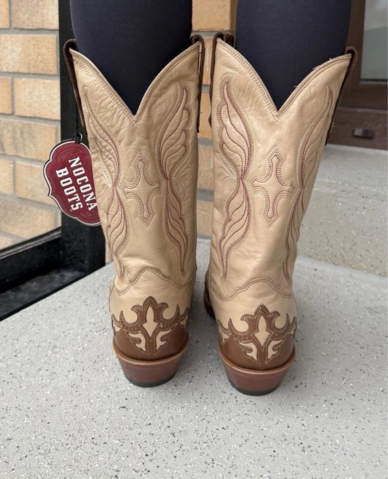 Novons нові вінтажні американські шкіряні ковбойські чоботи