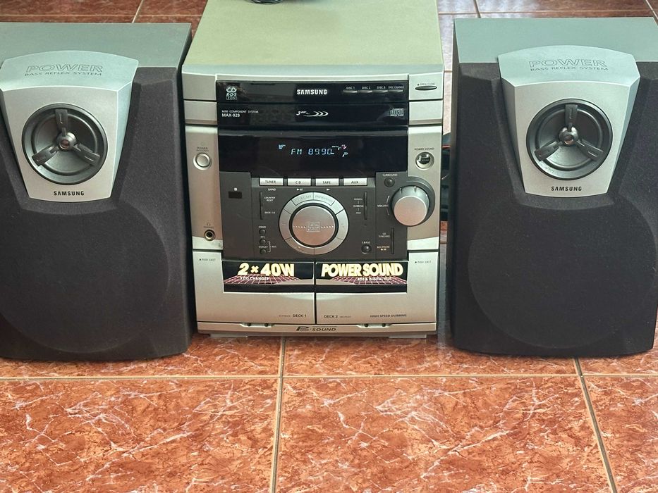 Aparelhagem Samsung MAX-929 com Colunas PS 929E (2x40W)