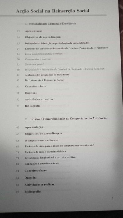 Ação Social na Área da reinserção social Universidade Aberta