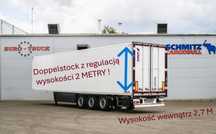 Schmitz Cargobull SKO 24/L 13.4 FP COOL V7, Doppelstock  wys. 2,7m, doppestock, regulacja do 2m, agregat TK, osie Schmitz, FV23