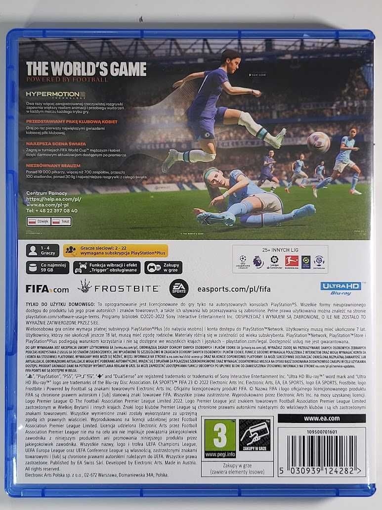 EA FIFA 23 / Gra PS5 / Skup - Sprzedaż gier używanych / WWA / Mokotów