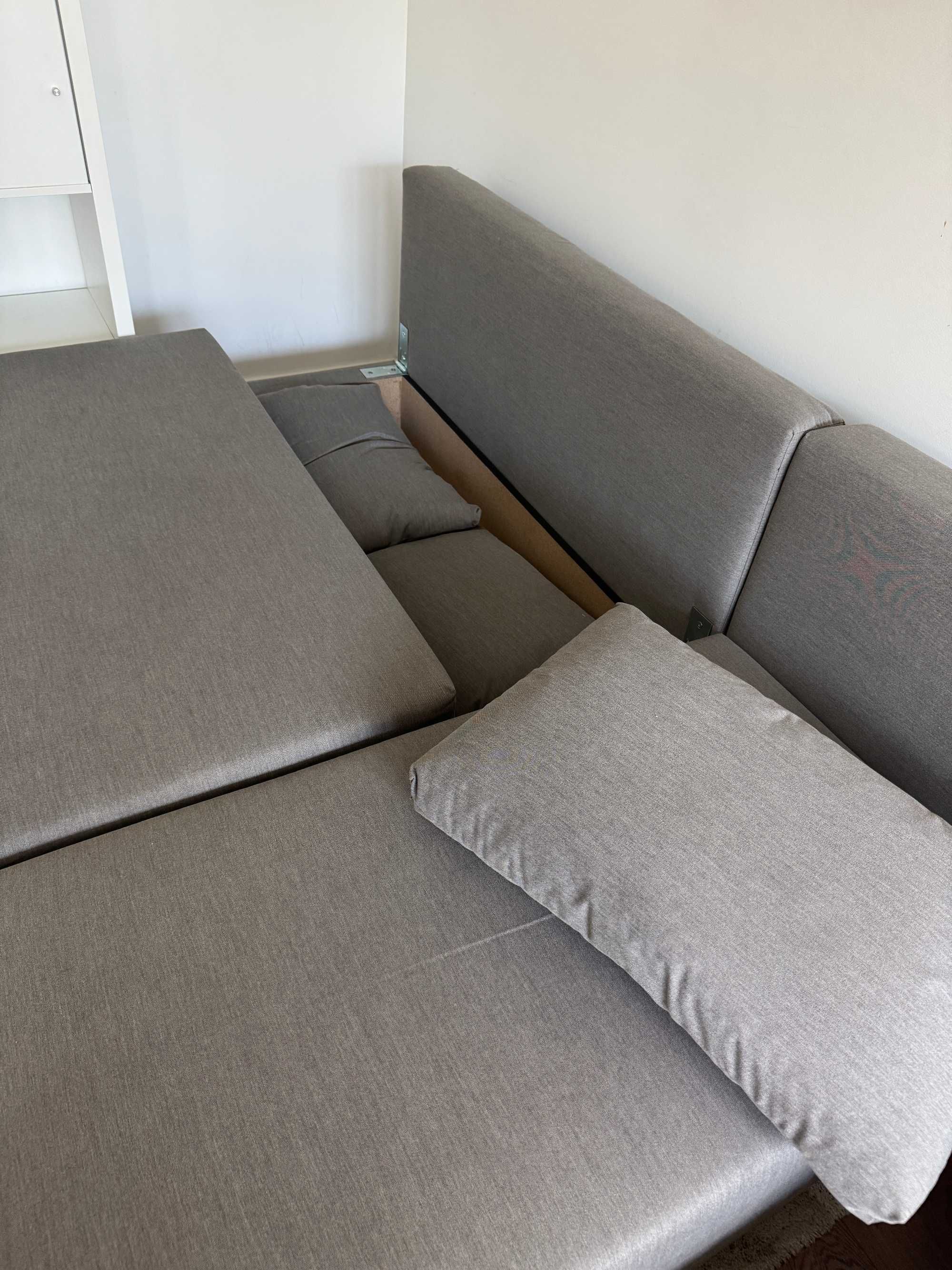 Gray ikea sofa in good condition