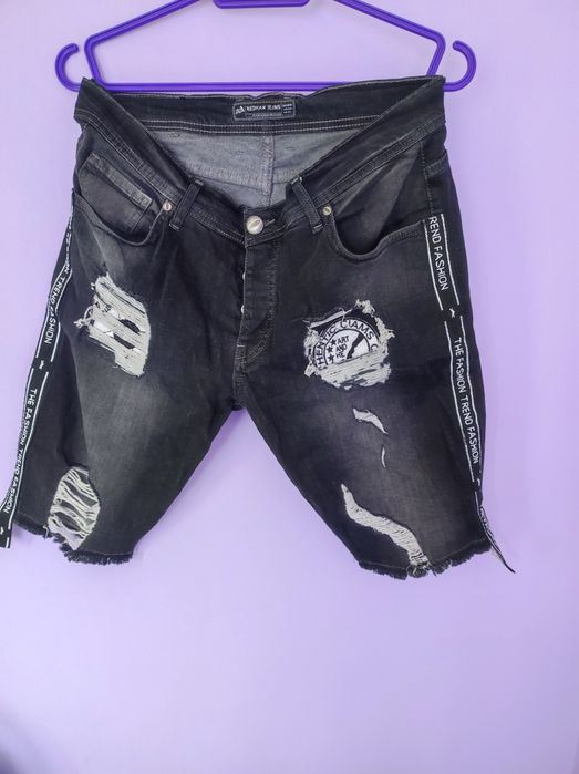 Бриджи мужские джинсовые