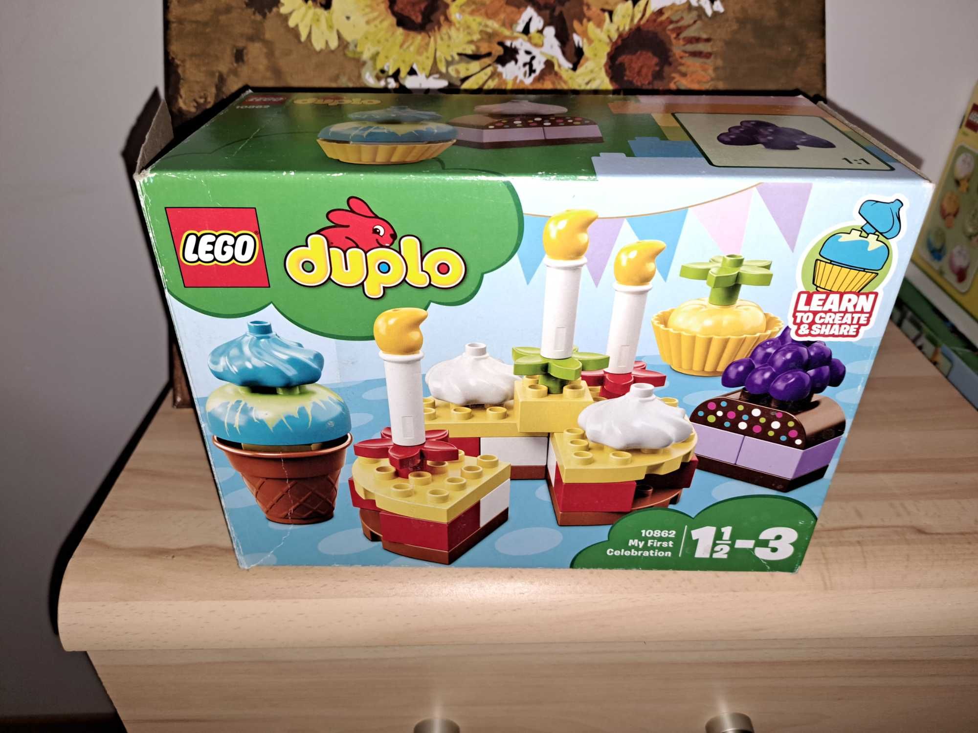 Lego duplo  tort i ciastka i lód