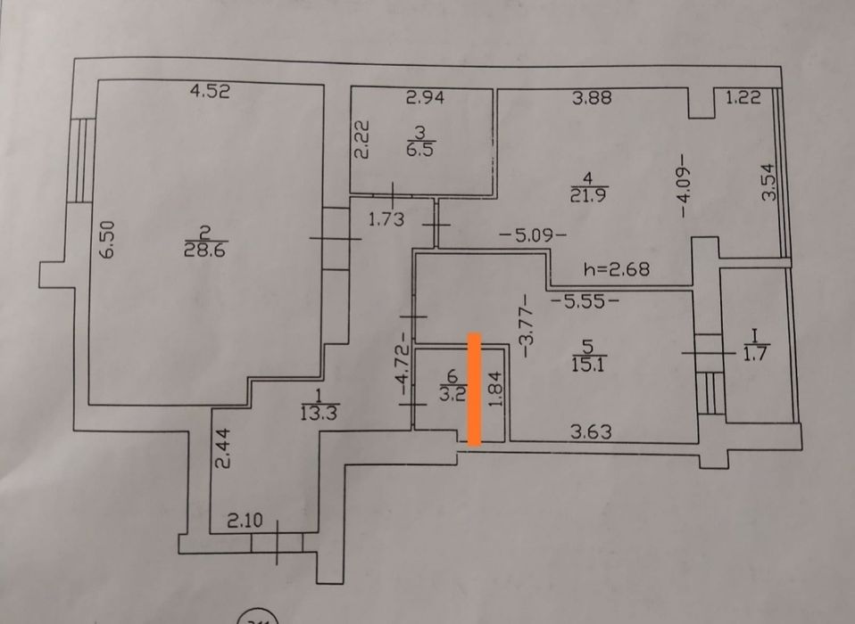 2 кімнатна квартира