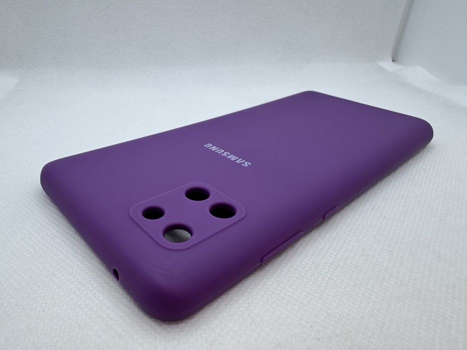 Силиконовый чехол A81 для Samsung Note 10 lite  микрофибра нот 10 лайт