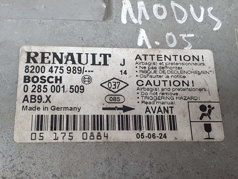 Centralina airbag RENAULT Modus/Grand Modus (F/JP0_)