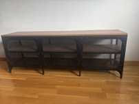 IKEA FJALLBO Szafka pod TV czarny 150x36x54 cm