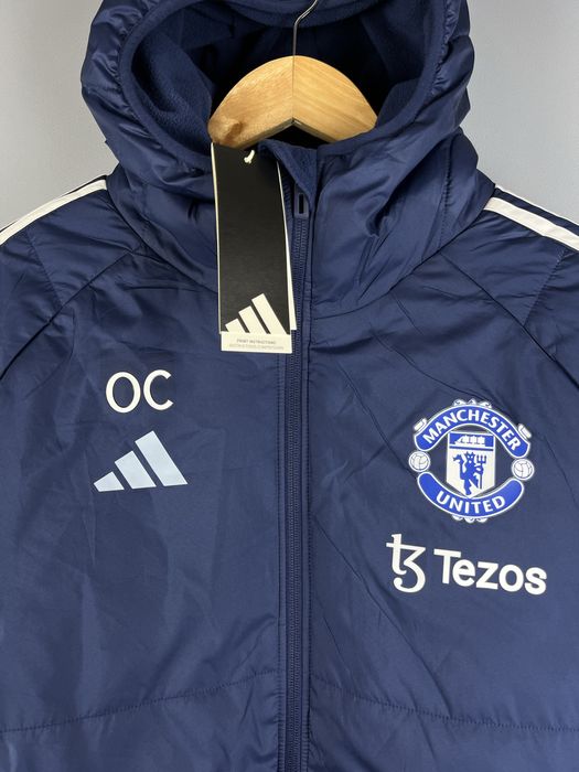 Чоловіча зимова куртка Adidas Manchester United адідас пуховик