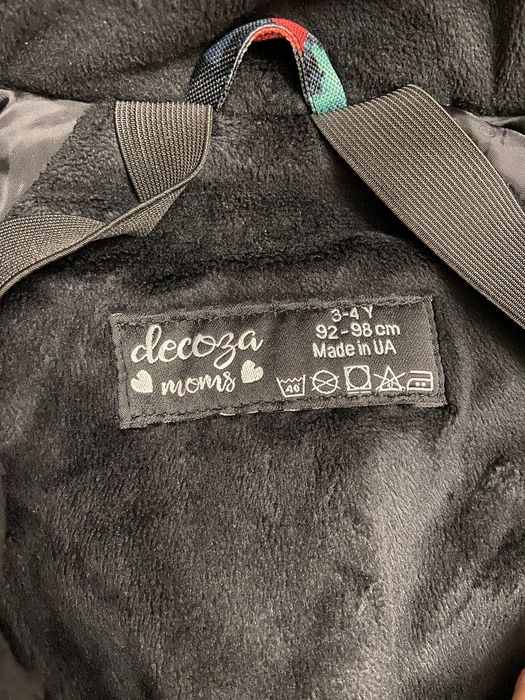 Продам дитячий зимовий комбинезон Decoza 3-4 роки (92-98 см)
