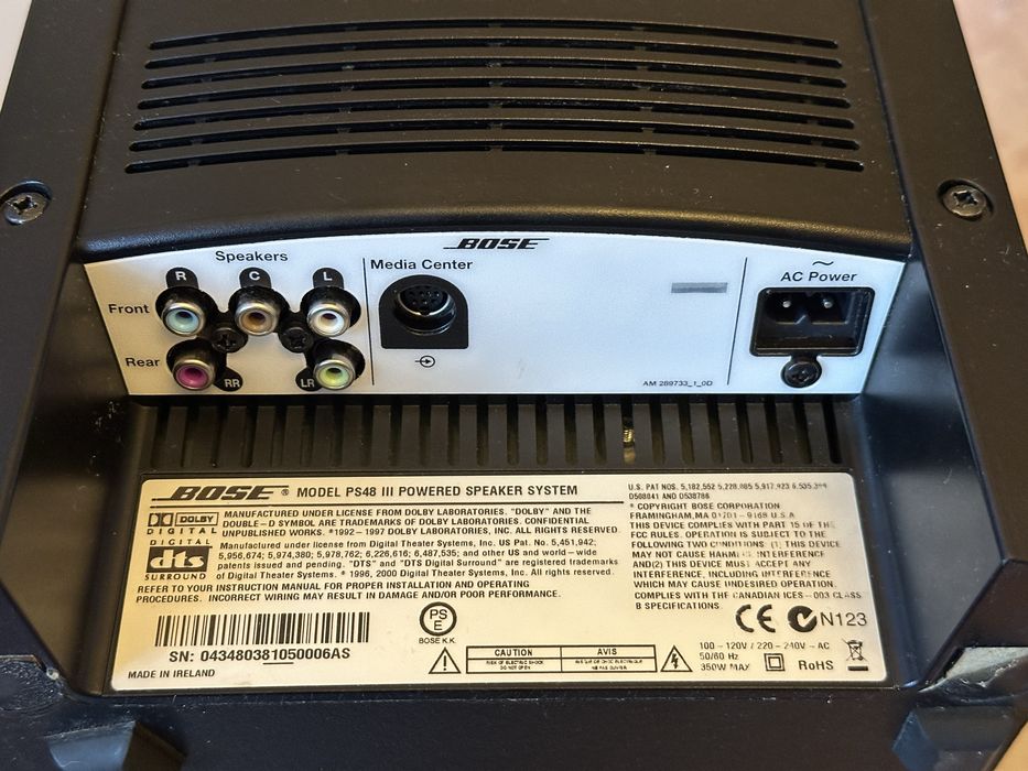 Bose Lifestyle AV48 Jewel Cube