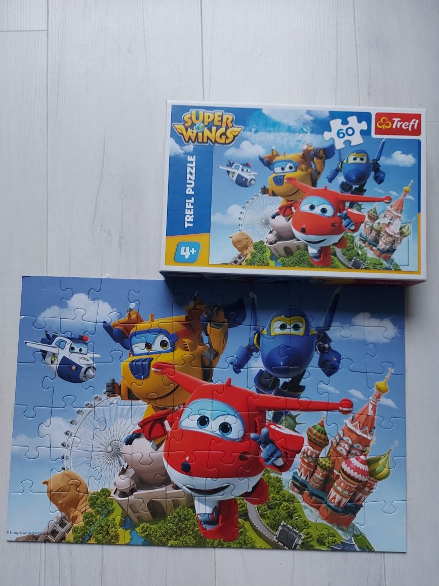 Super Wings samolot dżetek dzetek maskotka + puzzle gratis