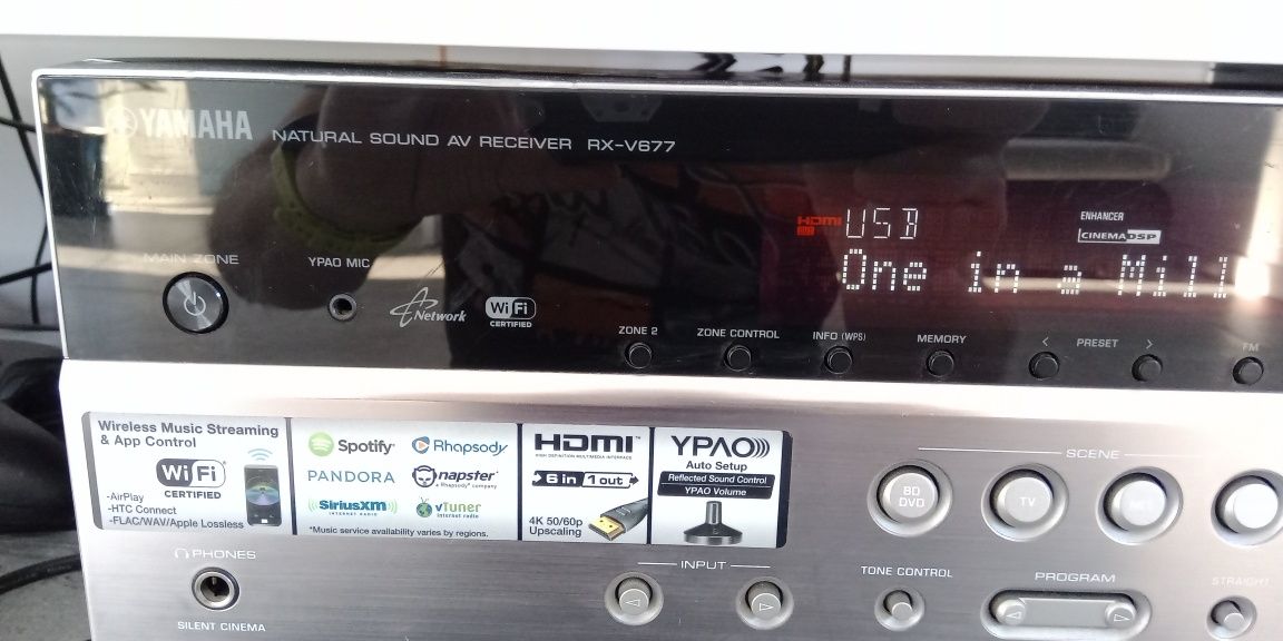 Amplituner Yamaha Rx-V677 7.2 Wifi