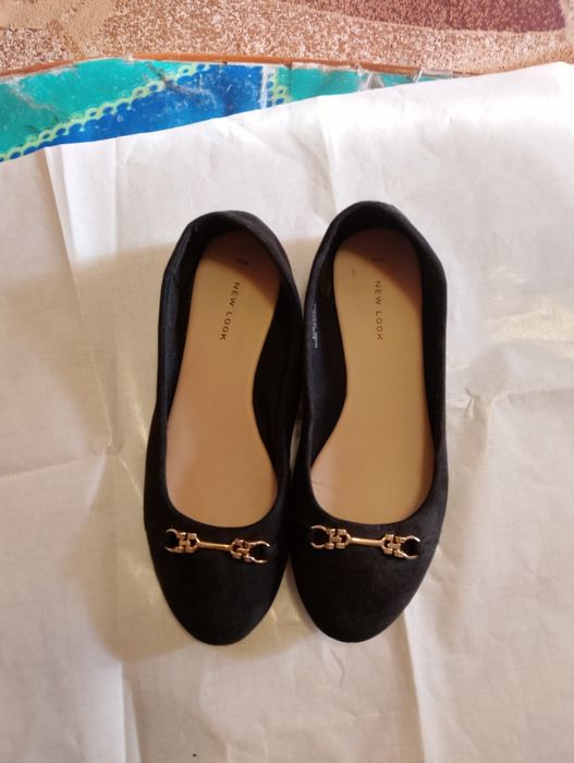 Балетки женские из искусственной замши