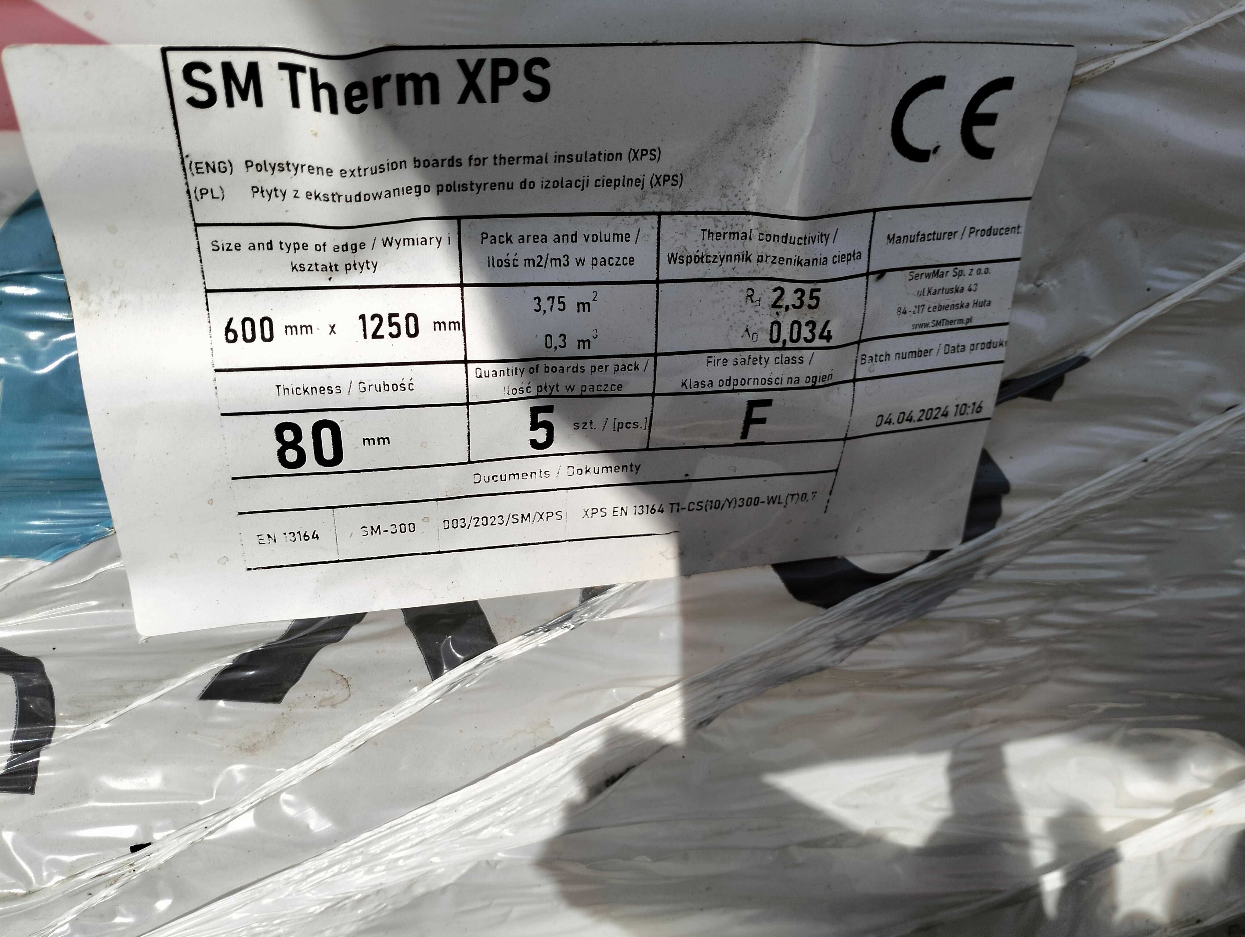 Styropian xps 8 cm
