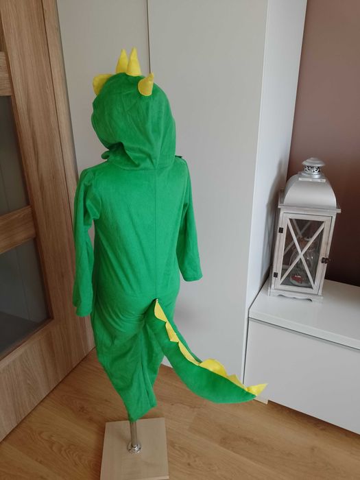 Strój karnawałowy SMOKA DINOZAURA KROKODYLA kostium 104/116 (119)