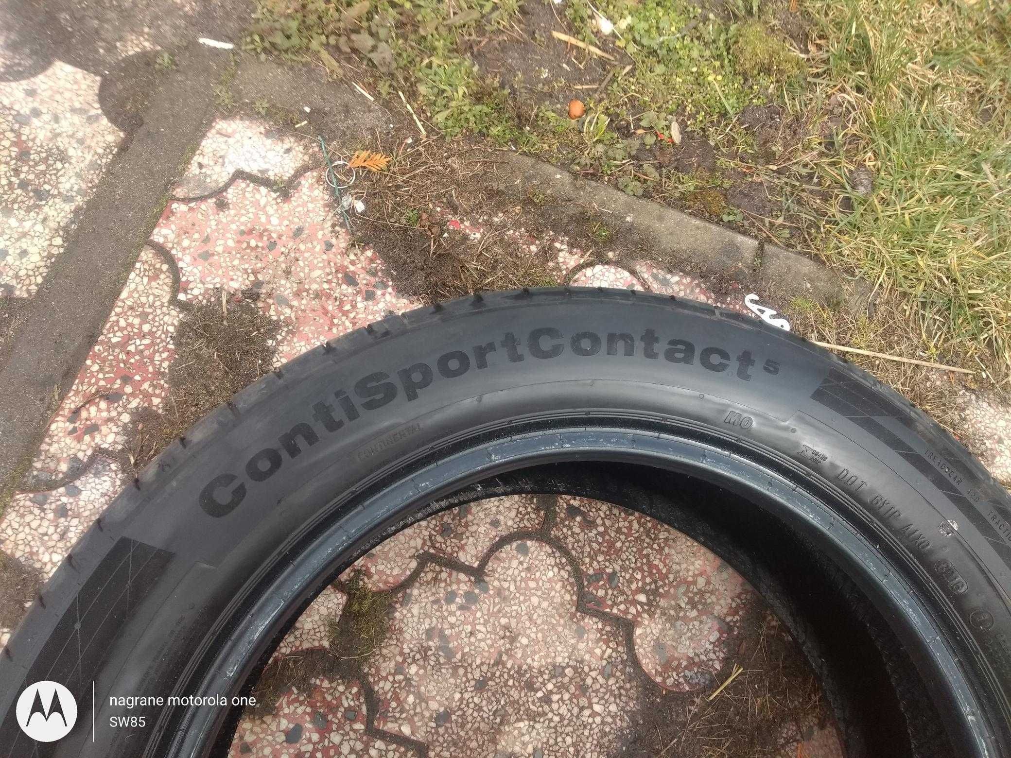 Opony letnie 235/50 R18 Continental Contact5 - kommpet