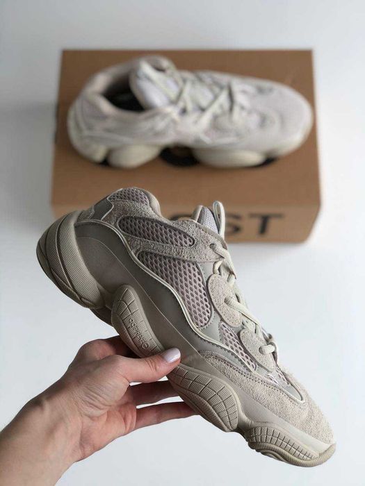 Мужские кроссовки Adidas Yeezy 500 Blush. Размеры 40-45