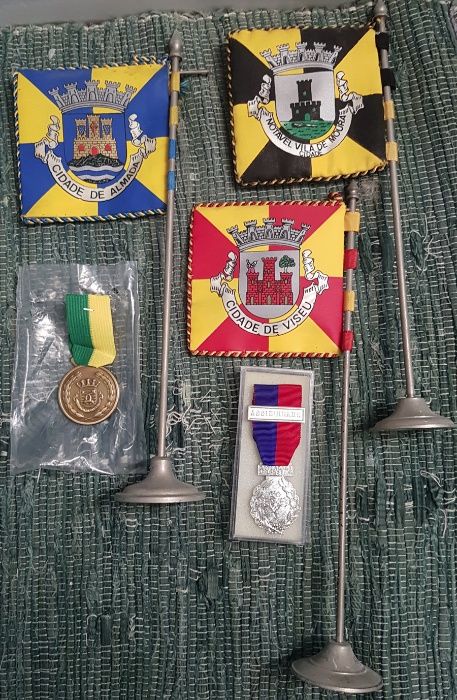 Medalhas e bandeiras