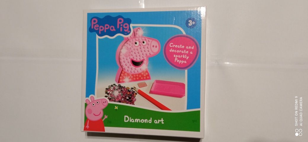 Nowy zestaw Peppa Pig malowanie diamentami