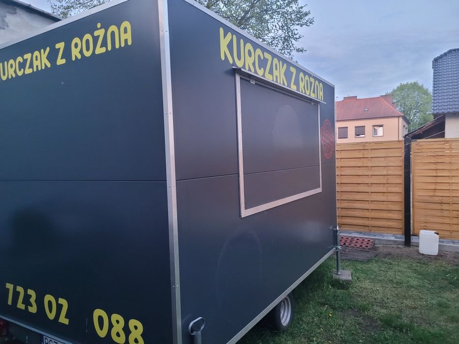 Przyczepa gastronomiczna - kurczak z rożna