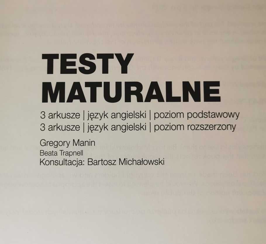 Testy maturalne z języka angielskiego, Pearson