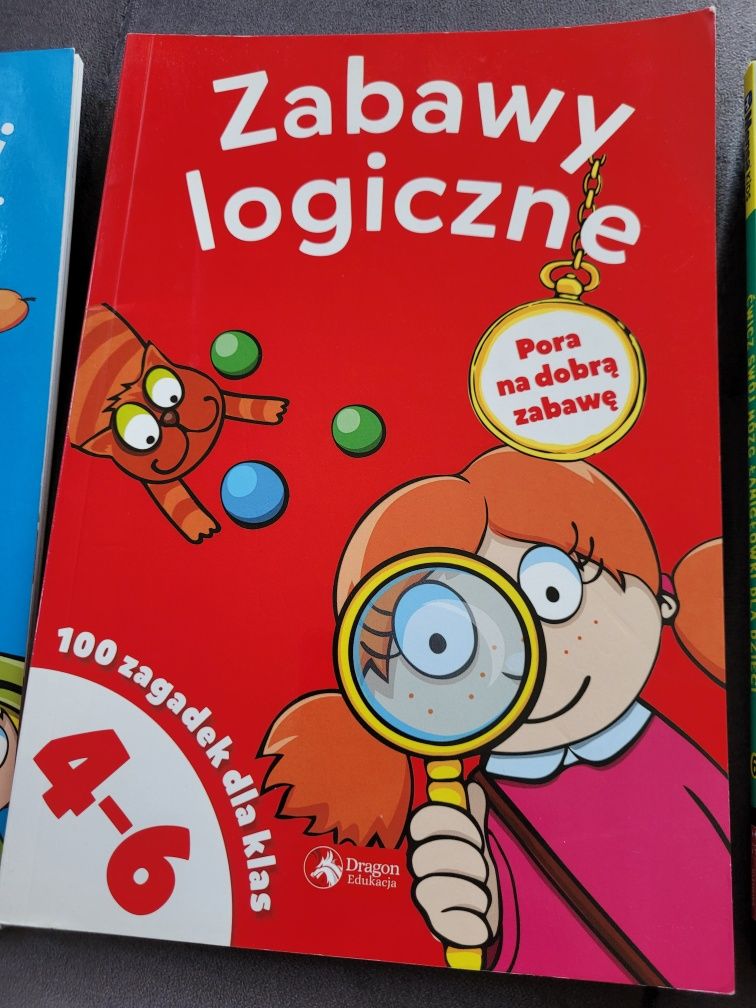 Zabawy logiczne, łamigłówki, ćwiczenia dla dzieci,  kl 4-6