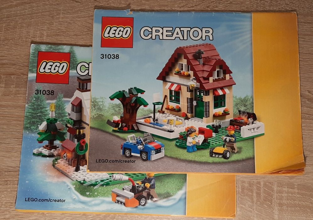 lego 31038 creator pory roku (3w1) stan-idealny 100% kompletny
