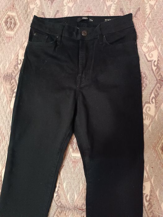 Черные узкие джинсы для девочки