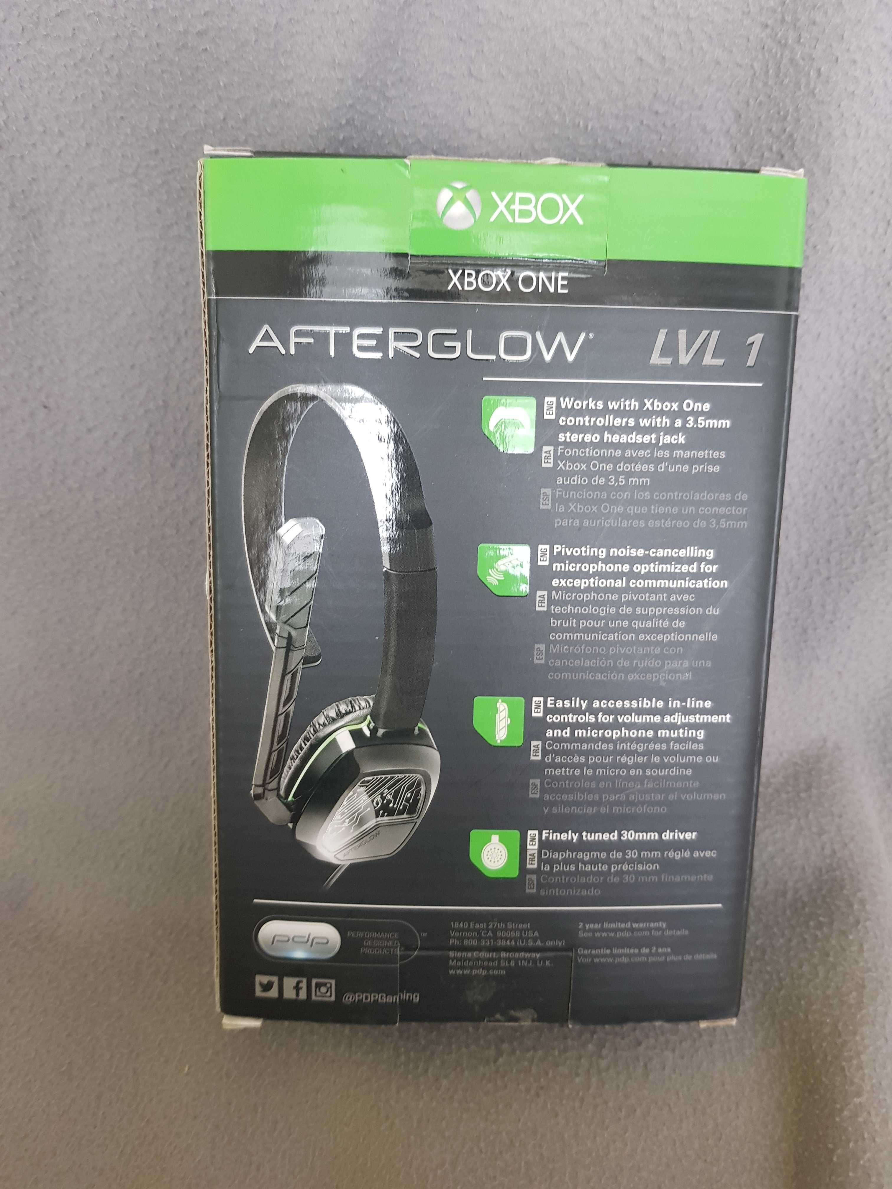 Słuchawki z mikrofonem do XBOX ONE, Afterglow LVL 1