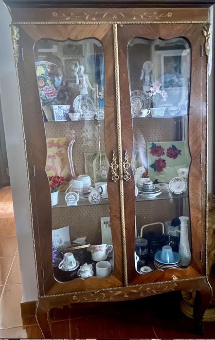 Vitrine antiga Luís XV - Original