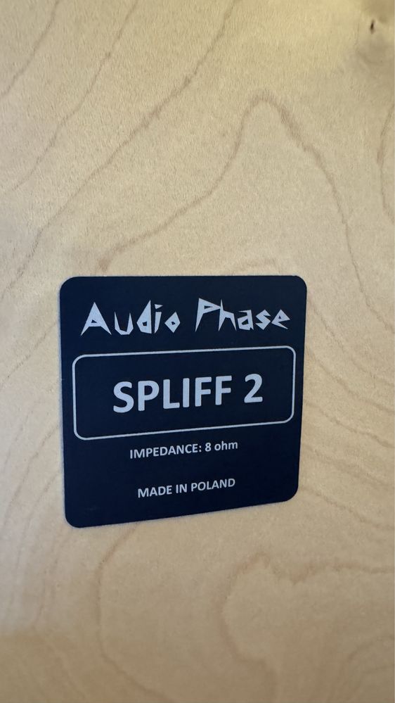 Kolumny Audiophase Spliff 2 rewelacyjne