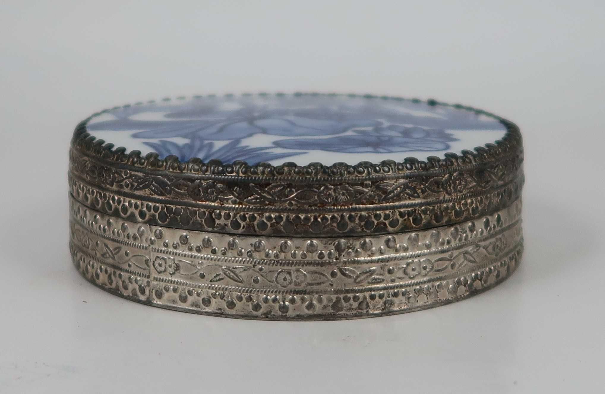 Caixa redonda porcelana da china tamanho grande 10 cm