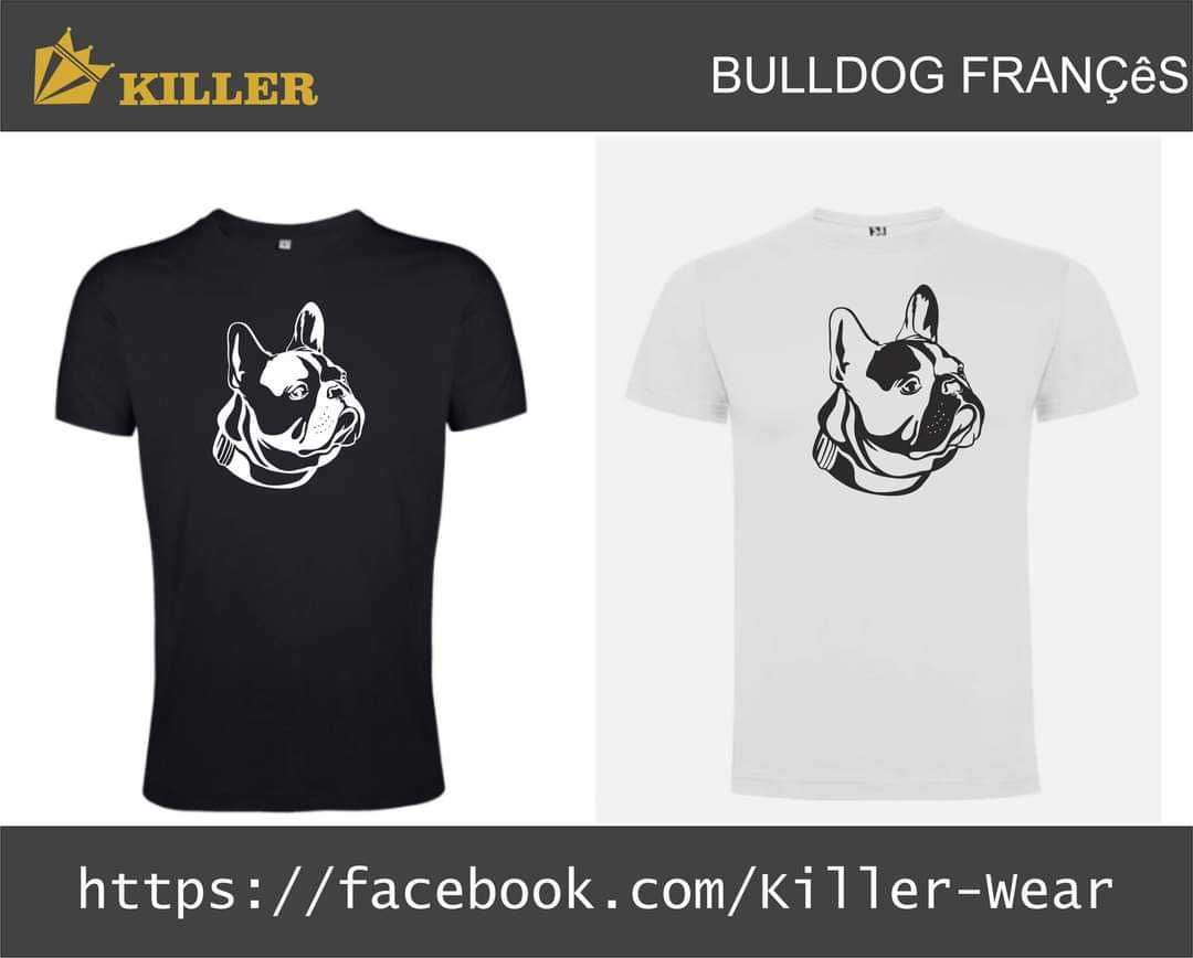 T-shirt personalizada - bulldog francês