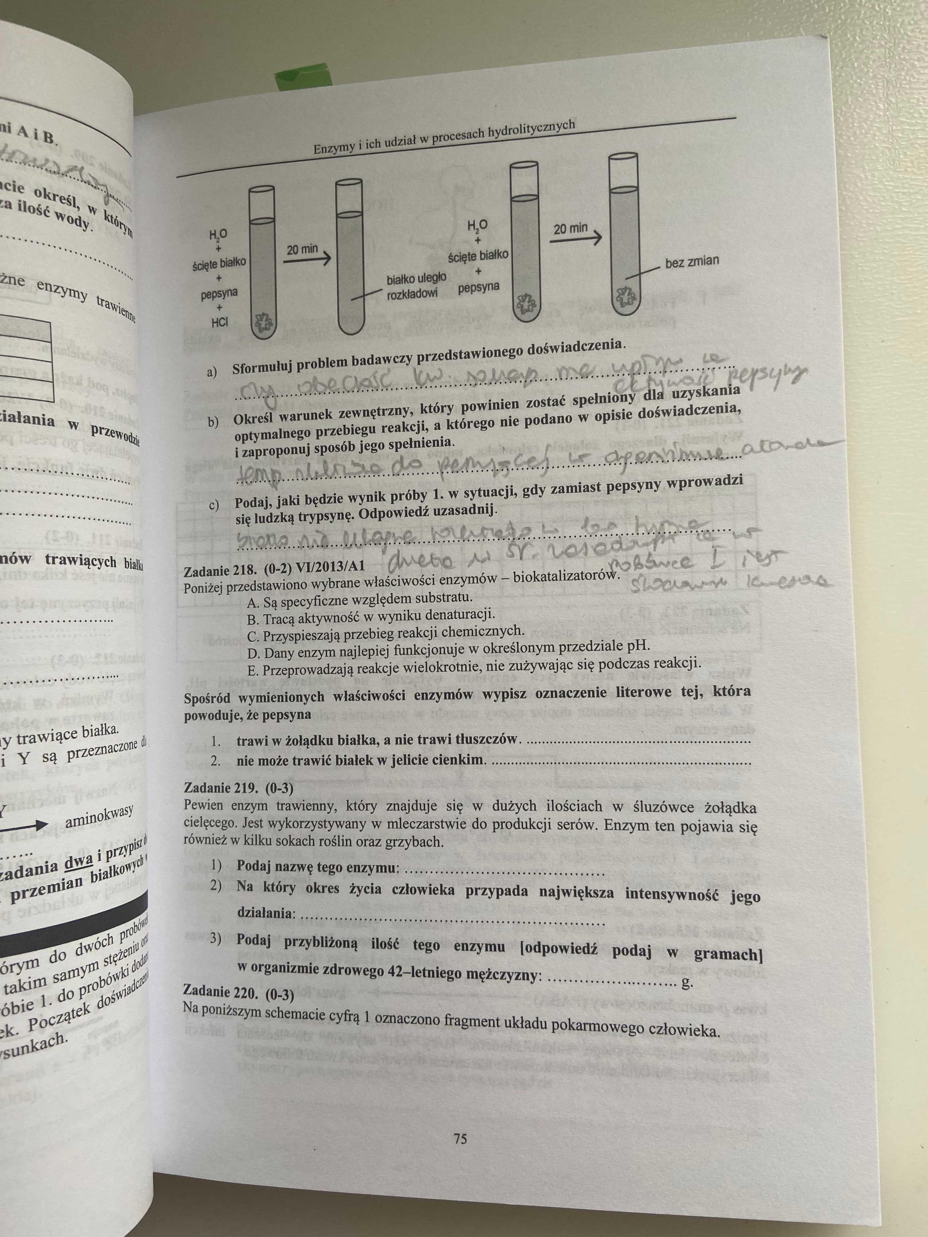 BIOLOGIA zbiór zadań maturalnych Witkowski