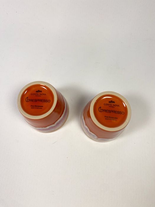 Nespresso - Copos Espresso Costa Nova Cerâmica Red Sunset (pack 2)