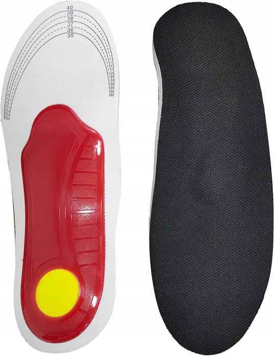 Ultralekkie ortopedyczne amortyzujące wkładki do butów rozmiar 40-46