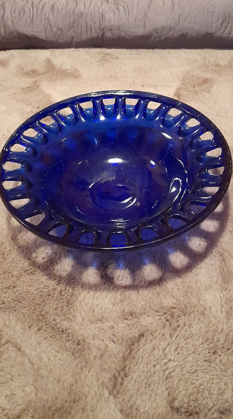 Piękna MISA kobaltowa, średnica 41 cm