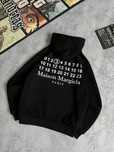 черный Худи maison margiela