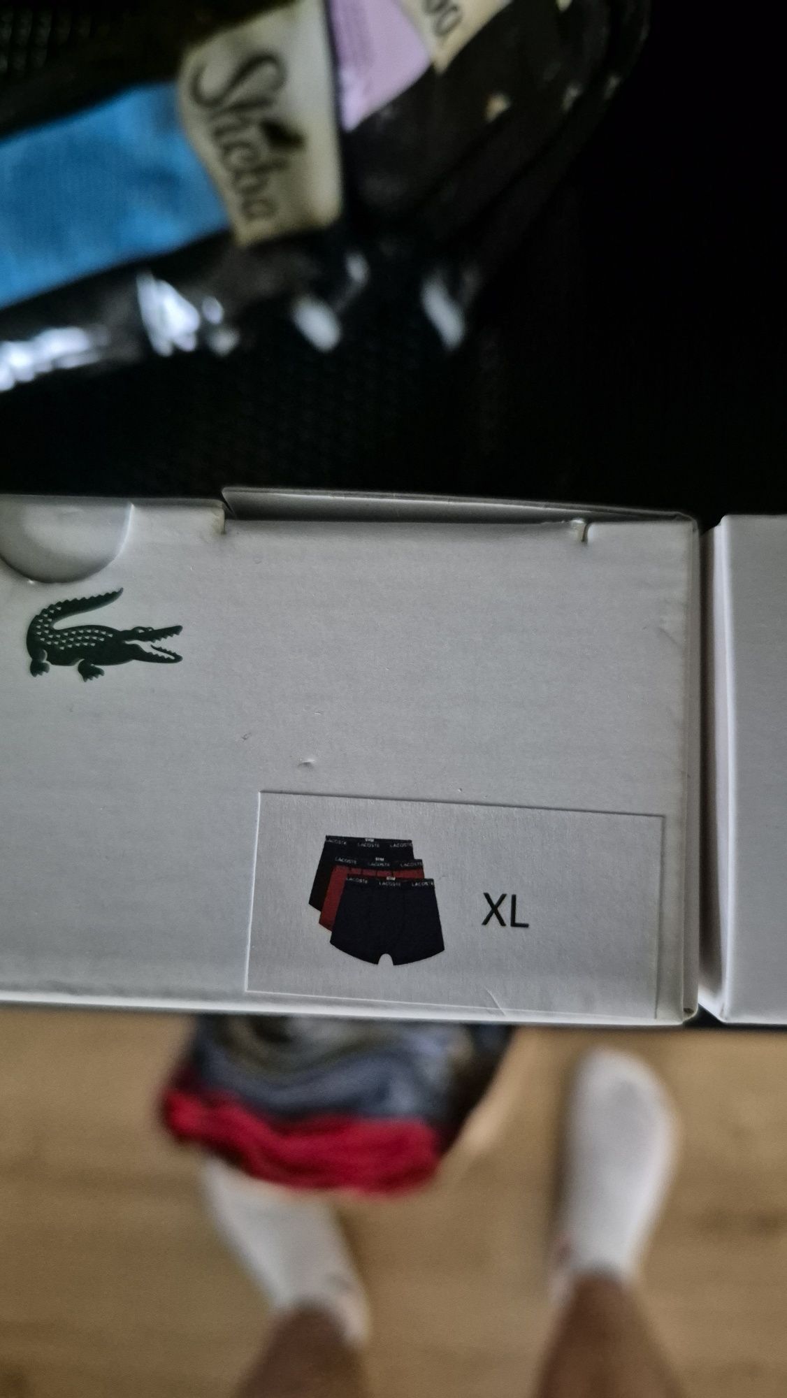 Bokserki męskie Lacoste XL 6-pak NOWE