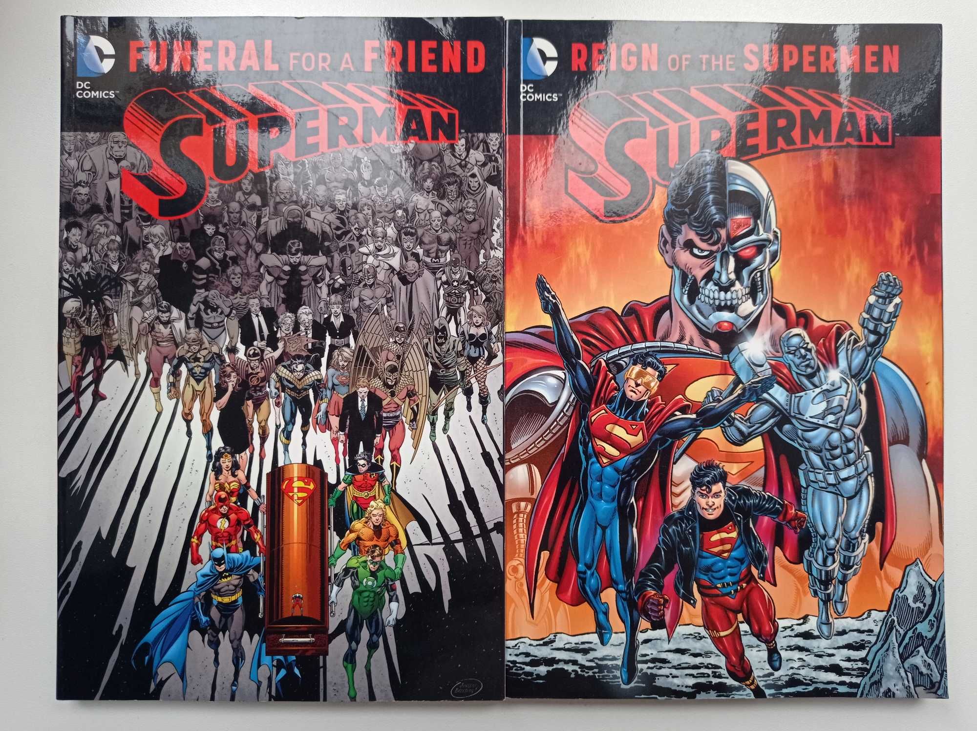Zestaw Death of Superman + Wonder Woman by Perez vol. 2 DC Comics