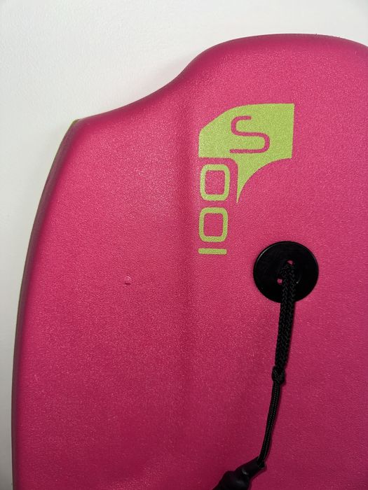 Prancha rosa de bodyboard Tribord